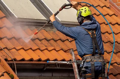 Démoussage et hydrofuge de toiture à Saux-et-Pomarède
